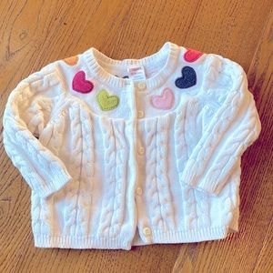 EUC baby girl sweater/Cardigan